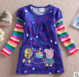 Wholesale Pure Cotton Summer Long Sleeve Girl T-Shirts