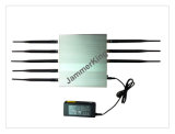 8 Bands Power Adjustable Mobile Signal Jammer, Signal Blocker