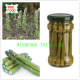 Glass Pot Green Asparagus