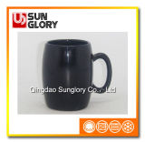 Bulging Glazed Porcelain Mug Syb028