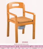 Wooden Commode Chair (ZK892)