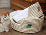 Handmade Round Comfortable Straw Cat Bed