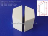 Alumina Ceramic Half Hexagonal Tile 19X38 Manufacturer/Wear Reistant Alumina Lining Tile
