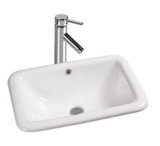 Self Cleaning Glaze Sanitary Ware Above Counter Sink CB-46108
