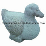 Grey Carved Granite Stone Animal Sculpture