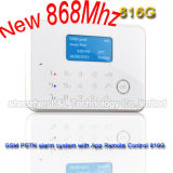 New 868MHz GSM PSTN Home Alarm System
