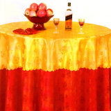 Hotel and Restaurant Round Polyestertable Cloth (HY-A06)