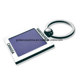 Customized Square Shape Souvenir Metal Key Chain (MK57)