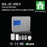 Dual Network Intelligent Wireless GSM Home Alarm with Touch Keypad