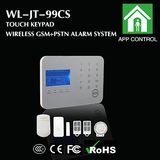 Dual Network Intelligent Wireless GSM Home Alarm with Touch Keypad