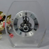 High-Quality Crystal Desk Clock Craft