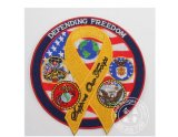 Freedom Embroidery Badge, Custom Round Woven Patch (GZHY-PATCH-010)