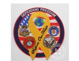 Freedom Embroidery Badge, Custom Round Woven Patch (GZHY-PATCH-010)