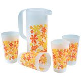 Plastic Juice Pitcher Set