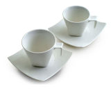 White Porcelain Coffee Cup (K74)