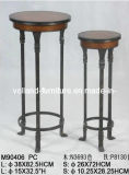 Iron Table Set/Antique Plant Stand/Antique Flower Holder (M90406)