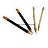 Manufacturer Promotional Wooden Golf Pencil with Top Eraser