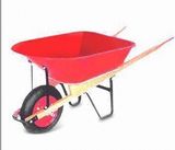 Wheelbarrow with Heavy-Duty Metal Tray and 160kg Loading Capacity