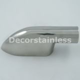 Bottom Mount Stainless Steel Rail Fitting End