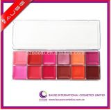 12 Color Lipgloss Palette Cosmetics with Cover