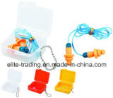 Safety Silicon Ear Plugs with Plastic Box