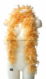 45g 180cm Yellow Turkey Feather Boa for Party Decoration