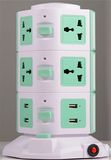 Factory Universal Electrical Multi Vertical Socket 8USB Outlet (D3U8)