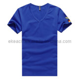 Blue Short V-Neck T-Shirt / Et-0733