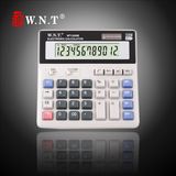 12 Digits Dual Power Desktop Calculator with Solar Power