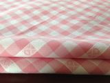 Red Check Yarn Dyed Dobby Fabric Curtain/Table Cloth