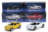 1: 32 Die Cast Car, Metal Car, with Light and Sound, Door Open, Pull Back Function--