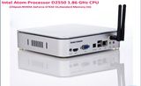 Mini PC with Intel Atom D2550 1.86GHz CPU