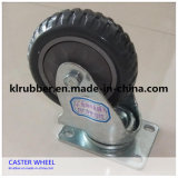 High Quality Industrial Rubber Swivel Plate Caster Wheel