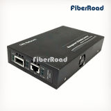 Standalone Web Smart 10g XFP to RJ45 Ethernet Media Converter