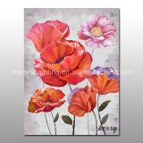 Hand Painted Red Blossom Fashion Modern Decorative Oil Painting