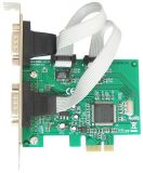 PCI Express to Serial 2-port Controller Card