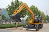 CE Approved Hydraulic Wheel Excavator (HTL120-9)