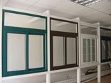 Colorful UPVC Double Glazing Sliding Window