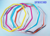 Fashion Jewelry Color Irregular Bangle Fashion Bracelet Jewelry (SFB0038D)