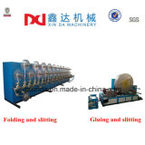 Automatic Slitting Gluing Cigarette Roll Paper Assembly Machine