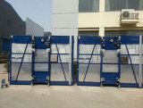 Blue Double Cages Sc200/200 Construction Machinery Hoist with Load 4t