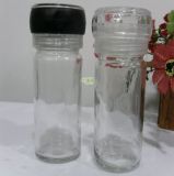 50-150ml Clear Glass Spice Bottle with Grinder Cap