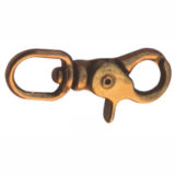 Hardware Snap Scissor Brass Hook with Movable, Round Swivel