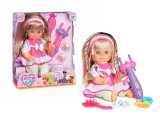Hot Sale 36cm Plastic Doll with Beauty Play Set