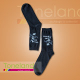 Women Fashion Jacquard Normal Socks with Diamond (WNE0026)