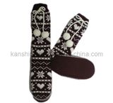 Jacquard Weaves Indoor Slipper Moccasin (SS-ML-007)