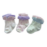 Fancy Baby Girl Socks with 3 Layer Welt (CS-27)