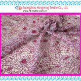 Overlapped 3D Floral Red Organza Textile Embroidery Design for Garment