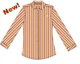Ladies' New Designed Stripe Blouse (WDZ1207-0113)