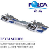 Glass Straight Line Double Edging Machine Production Line (FSM2016BL+FZT1620+FSM2020BL)